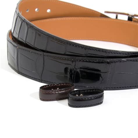 hermes crocodile belt.